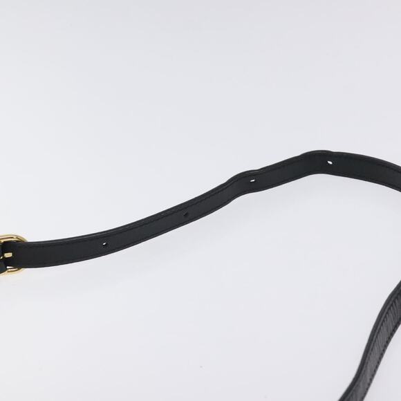 GUCCI Ofdea Sherry Line Shoulder Bag Suede Navy Gold - Picture 8 of 16